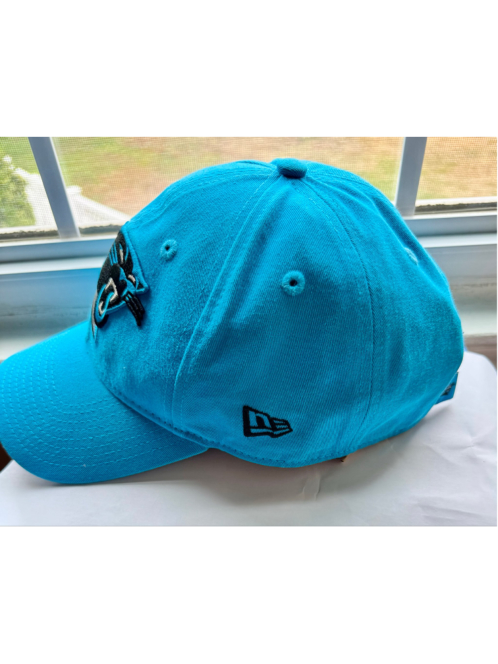 New Era Carolina Panthers One Size Blue Baseball Cap - Picture 4 of 8
